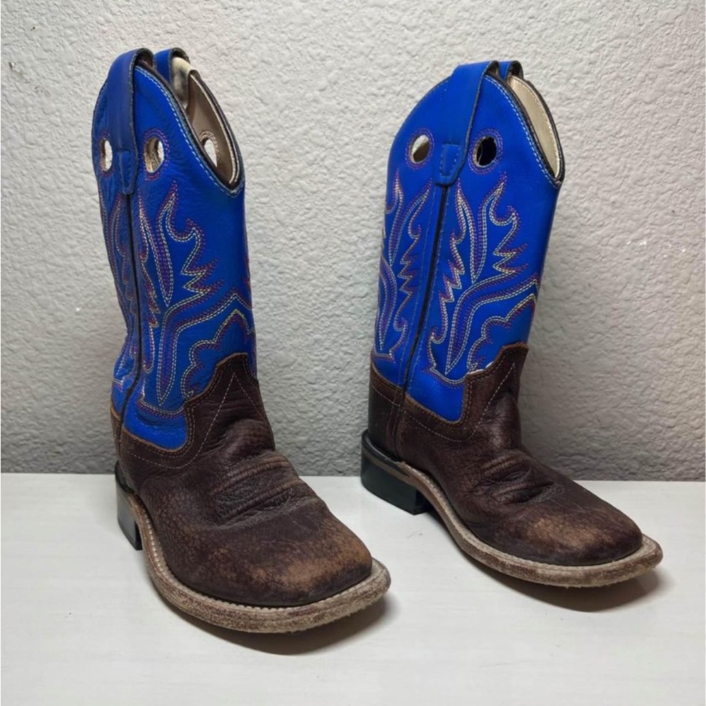 Blue Leather Boots (Child)